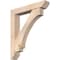 Ekena Millwork Imperial Slat Smooth Bracket w/ Offset Brace, Douglas Fir, 7 1/2"W x 42"D x 48"H BKT0806X42X48IMP06SDF - alternate 1